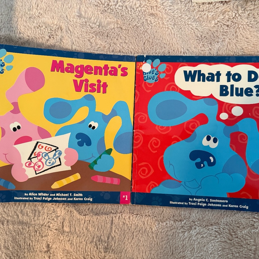 retro blues clues books